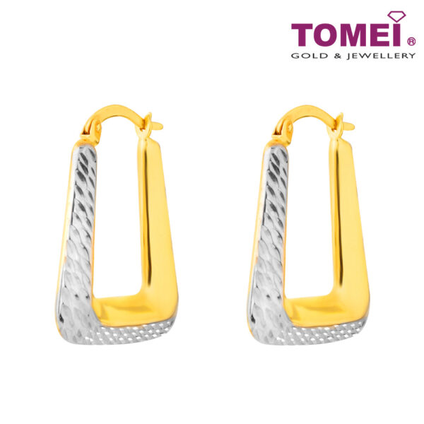 TOMEI Lusso Italia Earrings, Yellow Gold 916 (IQ-X1E210785-2C) (3.79g)