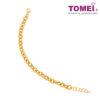 TOMEI Link Chain Bracelet , Yellow Gold 916 (BB2630-1C) (11.16g)