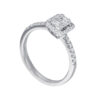 TOMEI Diamond Ring, White Gold 750