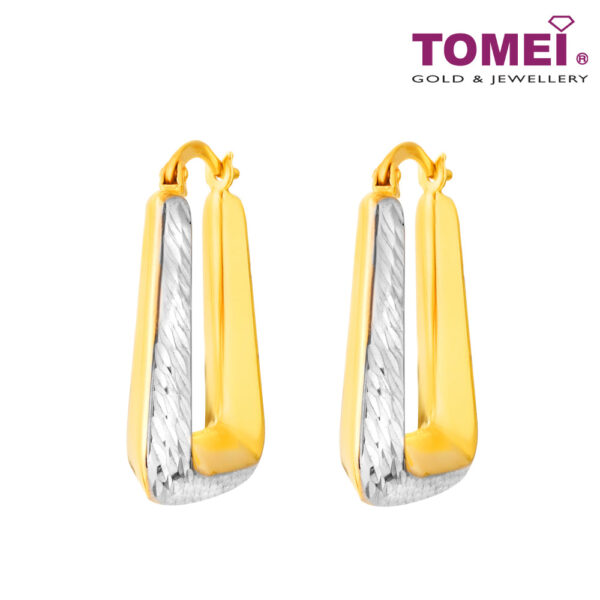 TOMEI Lusso Italia Earrings, Yellow Gold 916 (IQ-X1E210785-2C) (3.79g)