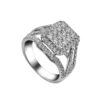 TOMEI Glamorous Diamond Ring, White Gold 750 (R4653)