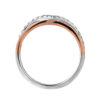 TOMEI Beyond Brilliance Diamond Ring, White+Rose Gold 585 (R4901WR)
