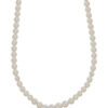 TOMEI Pearlfect Love Single Strand Necklace I White