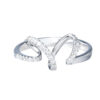 TOMEI Diamond Ring, White Gold 375