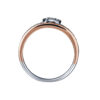 TOMEI Diamond Ring, White+Rose 585