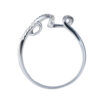TOMEI Diamond Ring, White Gold 375