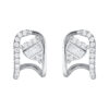 TOMEI Loving U Diamond Earrings, White Gold 585