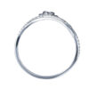 TOMEI Petal Flower Diamond Ring, White Gold 375