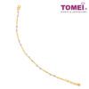 TOMEI Dual-Tune Beads and Bamboos Bracelet, Yellow Gold 916 (BB1104-E-2C)
