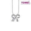 TOMEI Dazzle Bow Pendant, Diamond White Gold 750 (P6167)