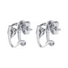 TOMEI Loving U Diamond Earrings, White Gold 585