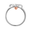 TOMEI Glowing Heart Diamond Ring, White+Rose Gold 585 (R4939WR)
