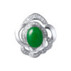 TOMEI Jade Pendant, White Gold 750