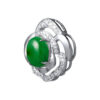 TOMEI Jade Pendant, White Gold 750