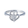 TOMEI Diamond Ring, White Gold 375