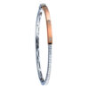 TOMEI Diamond Bangle, White+Rose 585