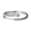TOMEI Diamond Ring, White Gold 585