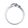 TOMEI Diamond Ring, White Gold 375