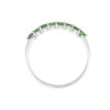 TOMEI Emerald Eternity Ring, White Gold 750