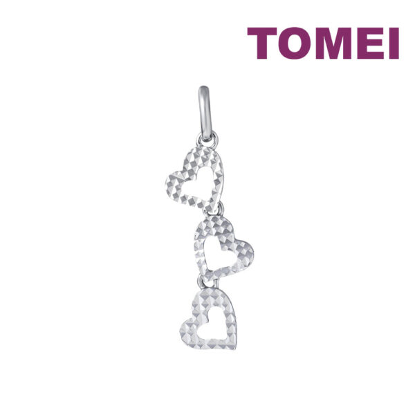 TOMEI Love Pendant,White Gold 375