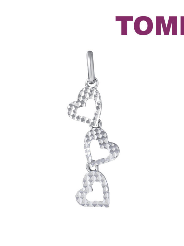 TOMEI Love Pendant,White Gold 375
