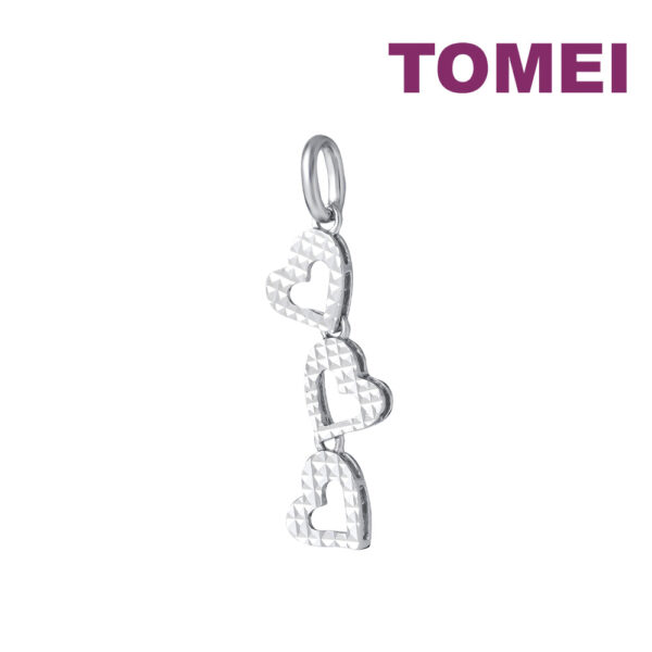 TOMEI Love Pendant,White Gold 375