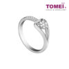 TOMEI Diamond Ring, White Gold 375 (R2528)