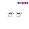 TOMEI Diamond Shape Earrings, White Gold 585