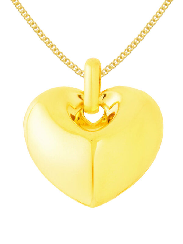 TOMEI Lusso Italia Heart Pendant, Yellow Gold 916