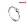 TOMEI Dazzle Factor Diamond Ring, White Gold 375 (R3600)