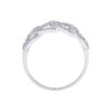 TOMEI Koleksi Gardenia Diamond Ring, White Gold 750