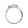 TOMEI Diamond Ring, White Gold 375