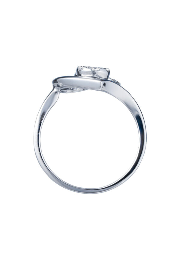 TOMEI Diamond Ring, White Gold 375