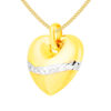 TOMEI Lusso Italia Heart Pendant, Yellow Gold 916