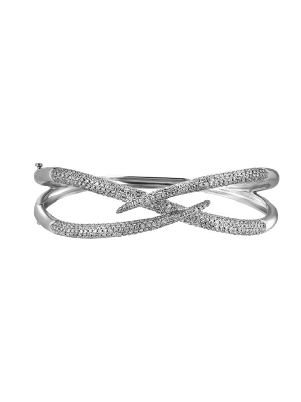 TOMEI Diamond Bangle, White Gold 750 (DL0006556)