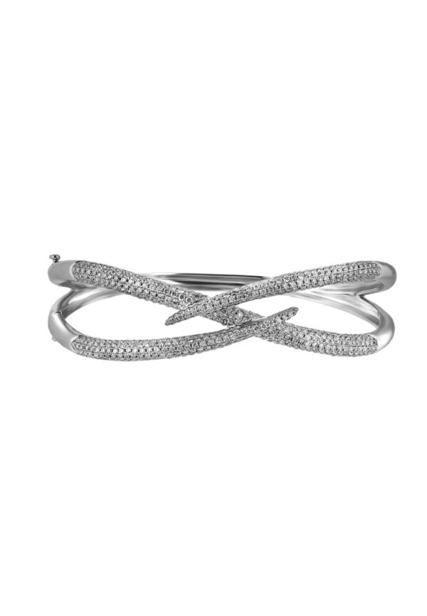 TOMEI Diamond Bangle, White Gold 750 (DL0006556)