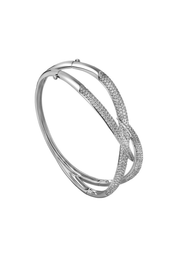 TOMEI Diamond Bangle, White Gold 750 (DL0006556)