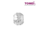 TOMEI My Printed Love Charm, White Gold 585