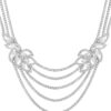 TOMEI Diamond Necklace, White Gold 750 (DN0001254)