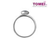 TOMEI Love Diamond Ring, White Gold 585 (R4133)