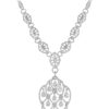 TOMEI Diamond Necklace, White Gold 750 (DN0002150)
