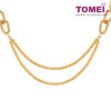 TOMEI Koleksi Arisha Long Necklace, Yellow Gold 916