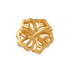 TOMEI Hollow Flower Charm, Yellow Gold 916
