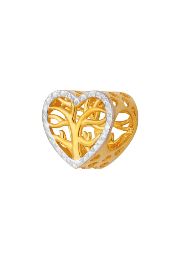 TOMEI Life Tree Charm, Yellow Gold 916 (TM-YG1036P-2C) (1.76g)