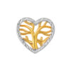 TOMEI Life Tree Charm, Yellow Gold 916 (TM-YG1036P-2C) (1.76g)