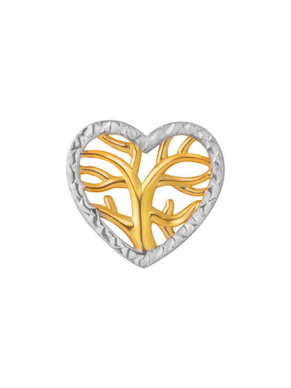 TOMEI Life Tree Charm, Yellow Gold 916 (TM-YG1036P-2C) (1.76g)