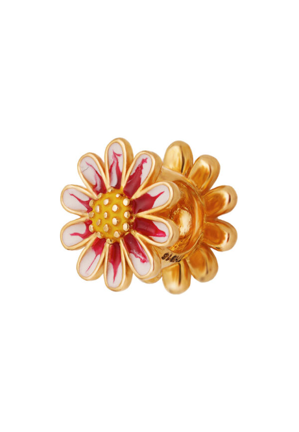 TOMEI Blossoming Flower Charm, Yellow Gold 916 (TM-YG0855P-EC)