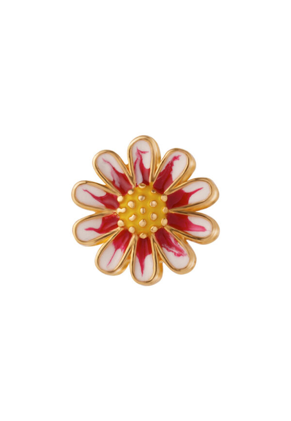 TOMEI Blossoming Flower Charm, Yellow Gold 916 (TM-YG0855P-EC)