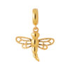 TOMEI Dragonfly Charm, Yellow Gold 916 (TM-YG1038P-1C)
