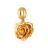 TOMEI Petal of Heart Charm, Yellow Gold 916 (TM-YG1056P-1C)